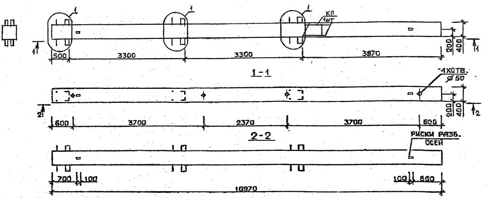 Колонна 1КБ 33.110-1-с Серия 1.020.1-2с/89