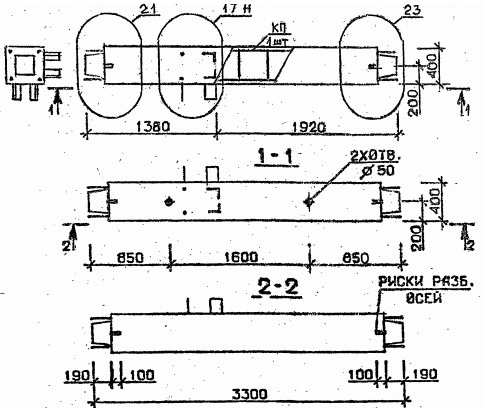 Колонна 5КС 33.33-11-н Серия 1.020.1-2с/89